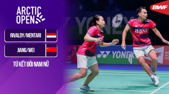 Rival - Menta vs Jiang - Wei - Tứ kết, BWF WTS 500 Clash Royale Arctic Open 2024