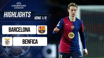 Barcelona vs Benfica  - UEFA Champions League 2024/25 - Vòng 1/8 lượt về