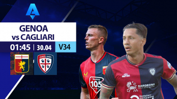 Genoa vs Cagliari - Serie A 2023/24 - Vòng 34