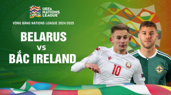Belarus vs Bắc Ireland - UEFA Nations League 2024/25