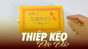 Thiệp Kéo Độc Đáo