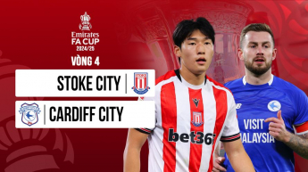 Stoke City vs Cardiff City - Emirates FA Cup 2024/25 - Vòng 4