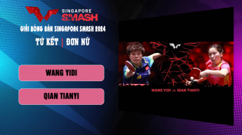 WANG vs QIAN - Giải bóng bàn Singapore Smash 2024