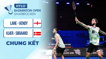 Lane-Vendy vs Kjaer-Sogaa - Chung kết BWF WTS 300 HYLO Badminton Open 2024