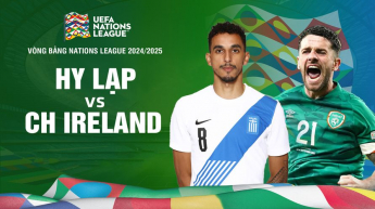 Hy Lạp vs CH Ireland - UEFA Nations League 2024/25