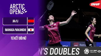 Jia - Li vs Iwana Nakan - Tứ kết, BWF WTS 500 Clash Royale Arctic Open 2024