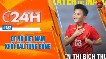 Số 487: ĐT Nữ Việt Nam khởi đầu tưng bừng- Thể thao 24h