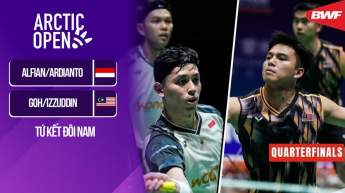 Alfian - Ardia vs Gdh - Izzud - Tứ kết, BWF WTS 500 Clash Royale Arctic Open 2024
