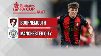 AFC Bournemouth vs Manchester City - Tứ kết FA Cup 2024/25