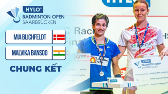 Blichfeldt vs Bansod - Chung kết BWF WTS 300 HYLO Badminton Open 2024