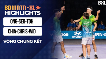 Ong-Seo-Toh vs Chia-Chris-Wid - Chung kết, Giải Cầu lông BDMNTN - XL 2024